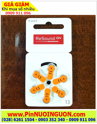 Pin máy trợ thính ReSound PR48, Pin số 13 _Pin máy điếc ReSound PR48/13 chính hãng /X.xứ Đức (Germany)